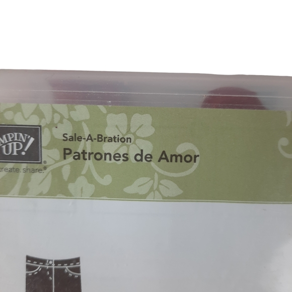 Stampin Up Patrones de Amor Stamp Cling Set - Picture 4 of 7